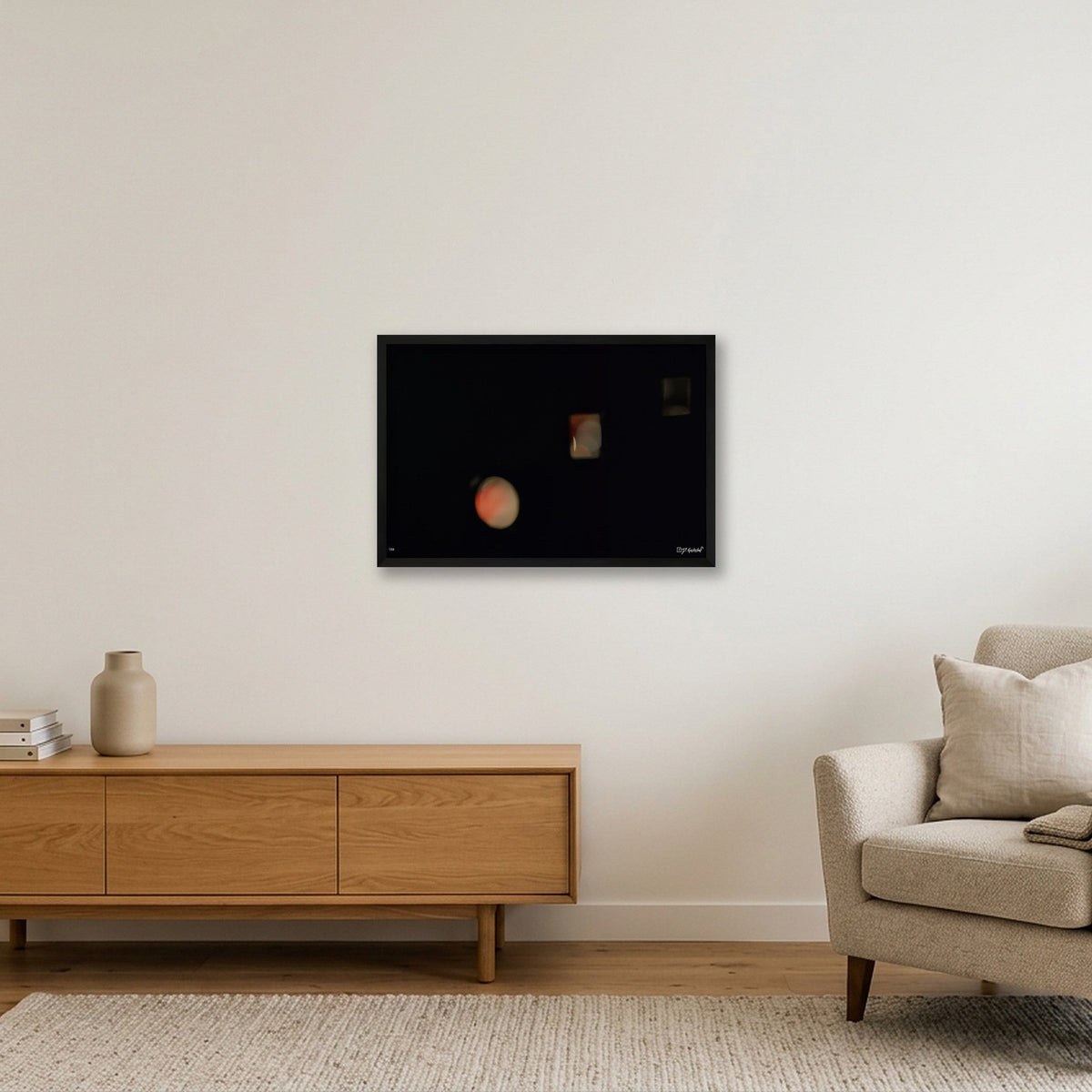 Thr3shold IV - First Witness - 00:00:33 — 60×40cm, 24×16" Black Frame