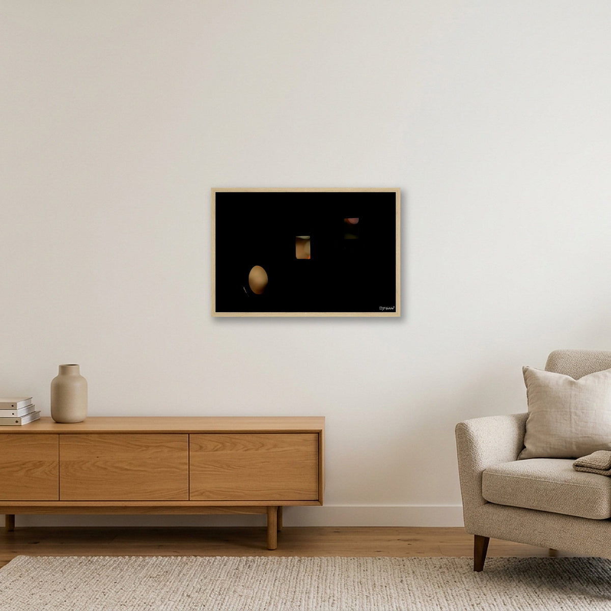 Thr3shold V - Open Edition - 00:56:54 — 60×40cm, 24×16" Oak Frame