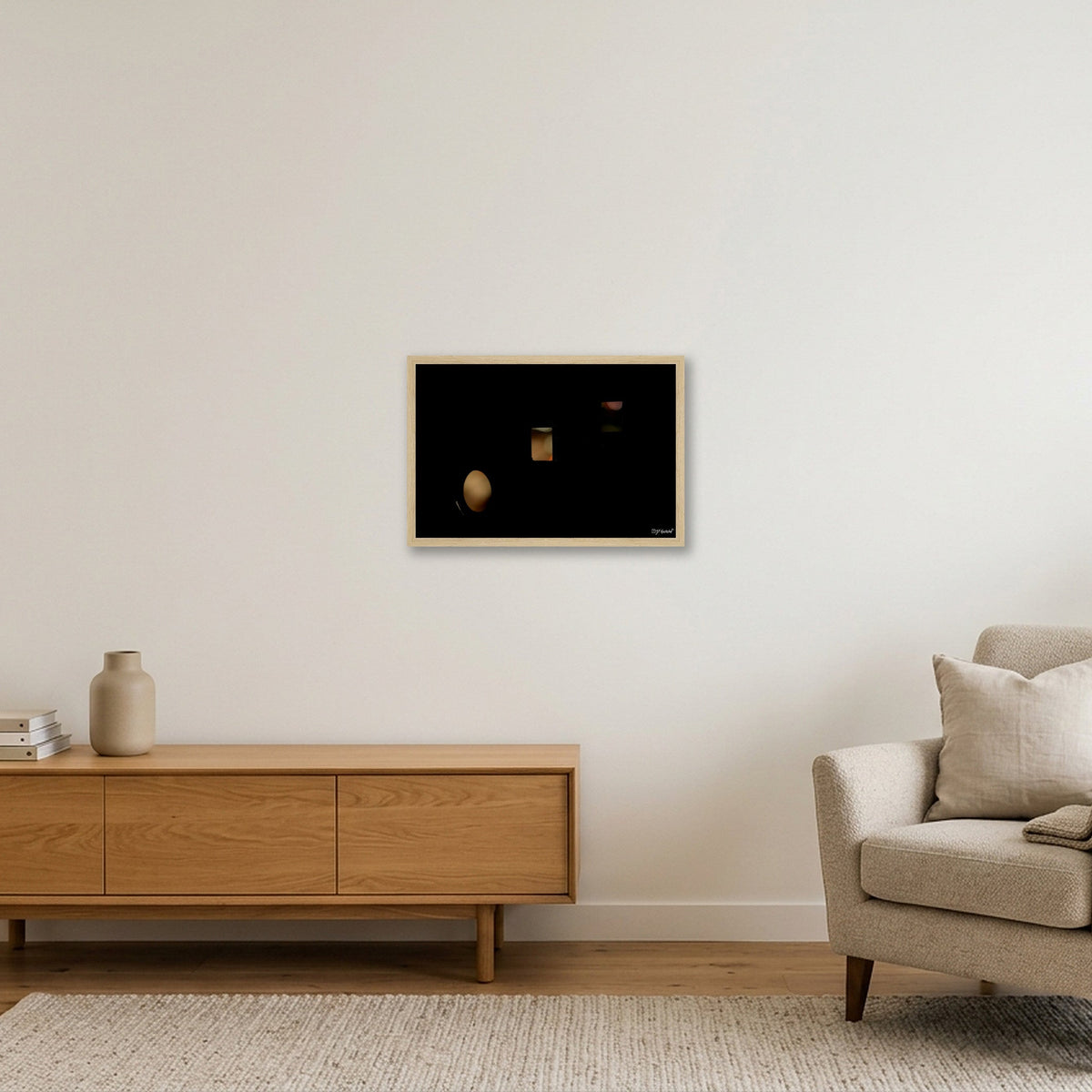 Thr3shold V - Open Edition - 00:56:54 — 45×30cm, 18×12" Oak Frame