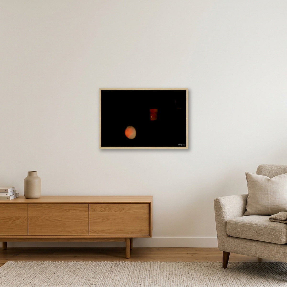Thr3shold IV - Open Edition - 00:42:18 — 60×40cm, 24×16" Oak Frame