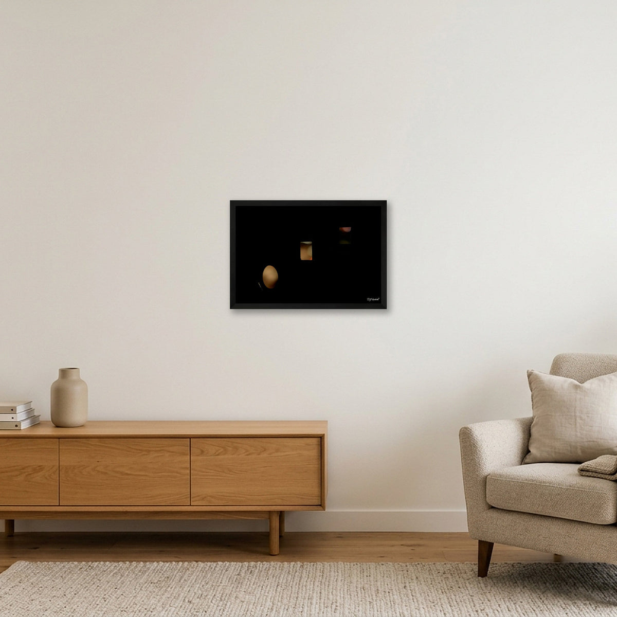 Thr3shold V - Open Edition - 00:56:54 — 45×30cm, 18×12" Black Frame