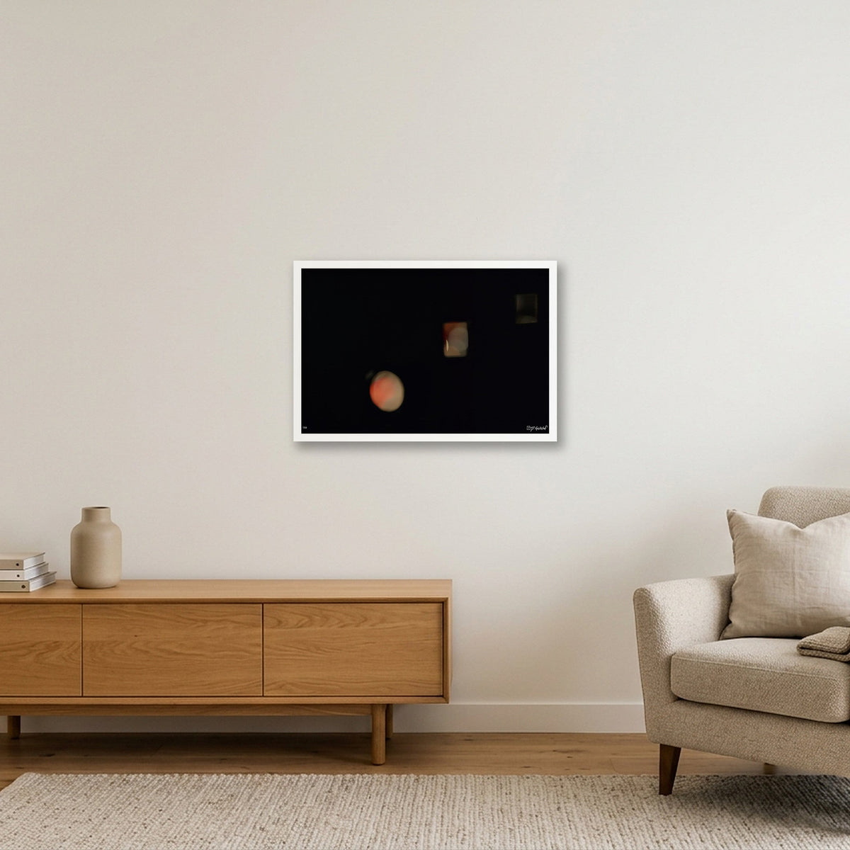 Thr3shold IV - First Witness - 00:00:33 — 60×40cm, 24×16" White Frame