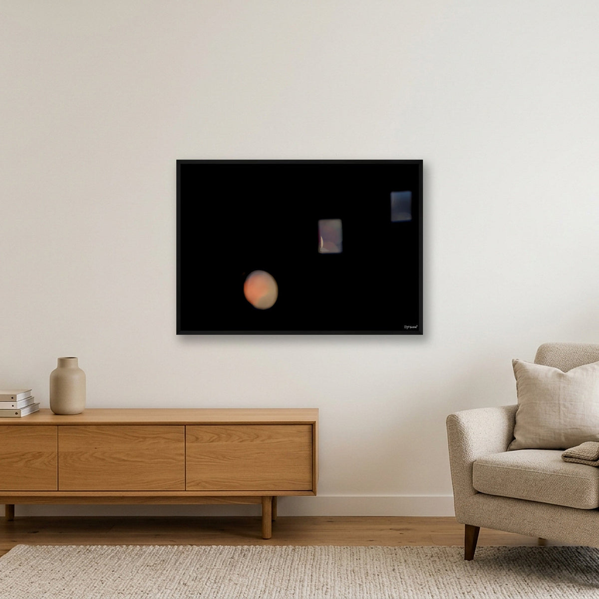Thr3shold IV - Open Edition - 07:05:02 — 100×70cm, 39×28" Black Frame
