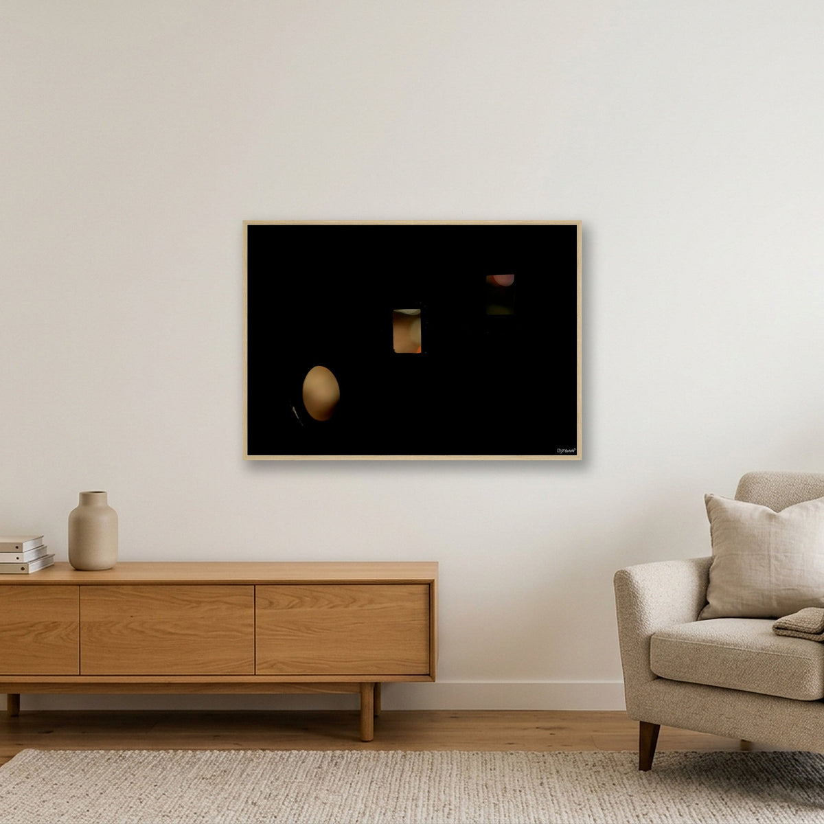 Thr3shold V - Open Edition - 00:56:54 — 100×70cm, 39×28" Oak Frame
