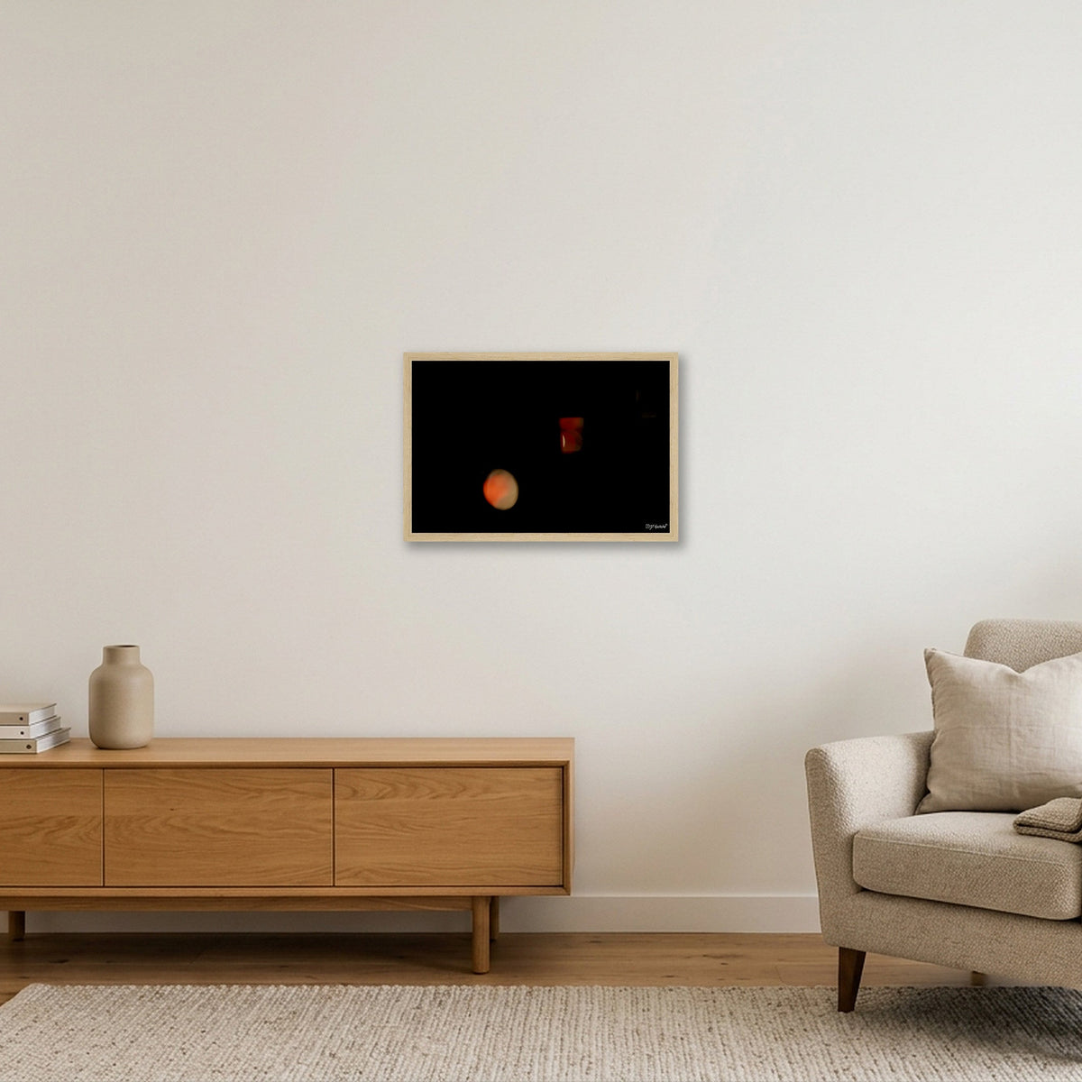 Thr3shold IV - Open Edition - 00:42:18 — 45×30cm, 18×12" Oak Frame